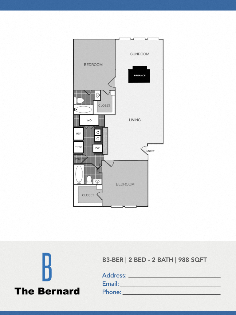 The Bernard B3 Floor Plan